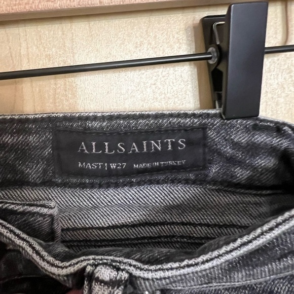Womens ALLSAINTS Mast skinny jeans - Picture 3 of 4